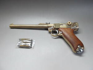 美品 マルシン LUGER ルガー P-08 8inch バレル ランゲ・ラウフ 木製グリップ