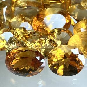 ★天然シトリン29点おまとめ★J 60g/300ct ルース 裸石 宝石 jewelry 黄水晶 クォーツ citrine 