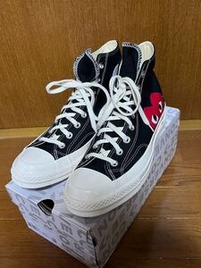 PLAY COMME des GARCONS プレイ コムデギャルソン × CONVERSE コンバース ALLSTAR HI オールスター ハイカット　27.5