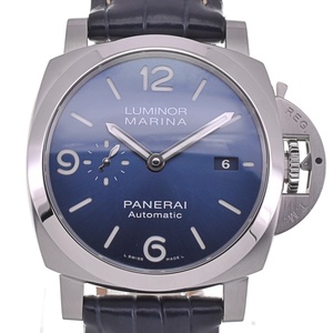 パネライ PANERAI PAM01313 ルミノールマリーナ デイト 自動巻き メンズ 美品 箱・保証書付き G#131182