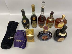 洋酒 7点まとめて 未開栓 自宅長期保管品 古酒 / REMY MARTIN XO SPECIAL CAMUS XO HENNESSY VSOP OLD PARR CHIVAS REGAL 他【1222k-5】