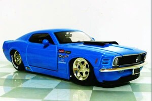 ■JADA TOYS 1/24 1970 FORD MUSTANG BOSS 429 BLUE■フォード マスタング 38