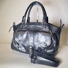 ✨️極美品✨フランシスコビアジア ハンドバッグ 2WAY ショルダー レザー