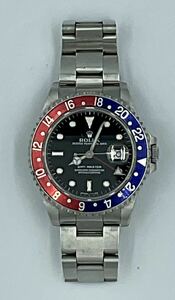 ロレックスROLEX GMTマスターペプシ赤青ベルゼ16700ブラックメンズ