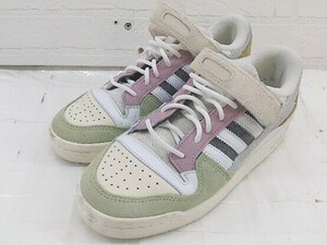 ◇ adidas originals FORUM 84 LOW GY5723 スニーカー シューズ サイズ 24cm ホワイト グリーン マルチ レディース P