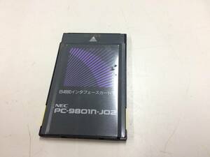 中古品 NEC PC-9801N-J02 B4680インタ－フェースカードT PCカードスロット用(Type-2) 現状品