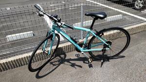 ビアンキ Bianchi　チェレステ　XS相当（サイズはおそらく43、適応身長160㎝前後）　　クロスバイク