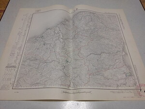 〇　宝立山 石川県 能登　古地図　1/5万　昭和33年1月　応急修正版　※管理番号 ocz084