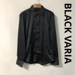 BLACK VARIA ボタンシャツ　ブラック