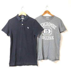 【送料無料】アバクロンビー&フィッチ（Abercrombie & Fitch ）ポロシャツ、Tシャツセット/Mサイズ　