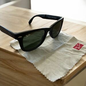 ●B RayBan(レイバン) WAYFARER FOLDING CLASSIC折りたたみ式 サングラス RB4105 601-s 50 22 3N レンズ傷有 サングラス レイバン 現状品