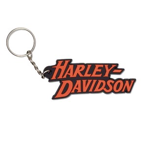 ラバーキーホルダー HARLEY DAVIDSON (7.8×3.3cm) / キーリング アメリカン雑貨 lcerc010acc