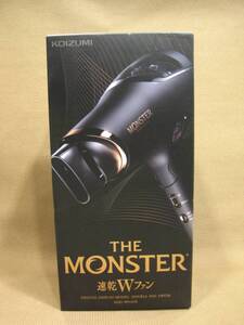 M2-538◆即決 未開封品 箱難あり KOIZUMI THE MONSTER 速乾Wファン ヘア ドライヤー KHD-W910/K ブラック