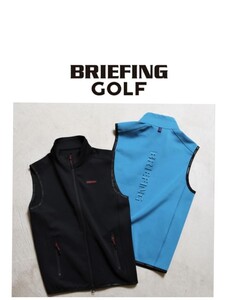 新品正規Sサイズ　ブリーフィング ゴルフ　BRIEFING GOLF 3D ロゴ ベスト 3D LOGO VEST カラー/ブルー 