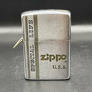 ZIPPO ジッポ SPECIAL LIFE スペシャルライフ オイルライター 着火未確認 ビンテージ ジャンク