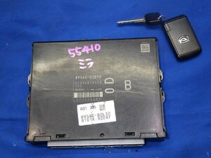 H20年 ミラ L285S エンジンコンピューター ECU KFVE 89560-B2B70 89560-B2L32 鍵付き [ZNo:05005692]