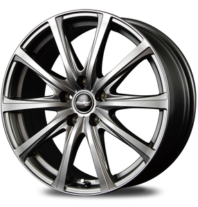 マルカ ホイール ユーロスピード V25 ホンダ ヴェゼル RU系 MID 【16×6.5J 5-114.3 INSET53 メタリックグレー】 1本単品