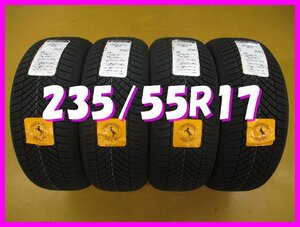 ★送料無料 B2s★　新品/オールシーズン　235/55R17　99H　コンチネンタル　ALLSEASONCONTACT　夏４本　※ティグアン.Q3等