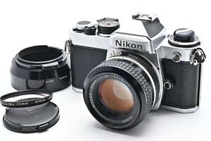 1B-477 Nikon ニコン FE Ai NIKKOR 50mm f/1.4 一眼レフフィルムカメラ マニュアルフォーカス