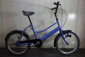 美品！あさひ製 APRES MIDI アプレス　ミディ 20インチ シマノ6速　385mm LED仕様 minivelo BLUE