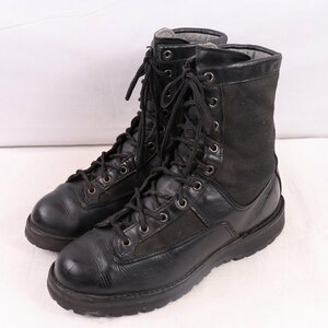 ダナー アケーディア US 8 1/2 D ゴアテックス DANNER UNIS ACADIA 黒 21210 ブーツ レザー トレッキング 中古 古着 eb1434