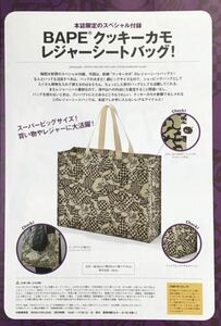 未使用　2009 AUTUMN ムック本 a bathing ape bape cookie camo mook エイプ ベイプ 付録 本 レジャーシートバッグ