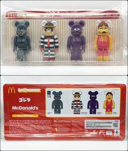 〓マクドナルド 限定非売品〓 BE＠RBRICK ベアブリック ゴジラ VS マクドナルド 150% 4体セット