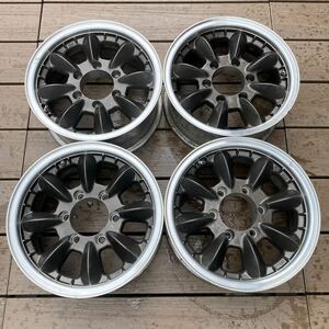 WH095 LIGURE PROJECT STELLA 15×6.25J +0 6H 139.7 4本セット　ハイエース　ハイラックスサーフ　ランクル　プラド