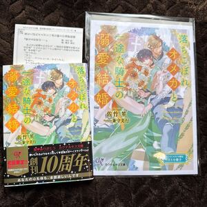 BL小説◆【小冊子＋SSP付】佐竹笙『落ちこぼれオメガと一途な騎士の溺愛結婚』 コミコミ特典 カクテルキス文庫 2024　兼守美行