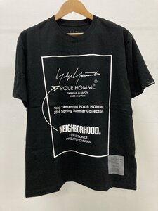 YOHJI YAMAMOTO x NEIGHBORHOOD T-Shirt 半袖 Tシャツ ブラック L TJ 1