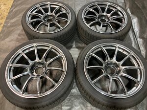 ★ Z33 フェアレディZ アドバンレーシング RZ2 シルバー系 ホイール 19×9.0J＋25 19×10.0J+25 PCD114.3 [70OK1]