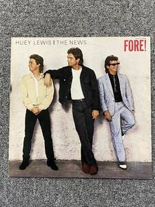 ★・Pop Rock LP/Chrysalis WWS-91190/ヒューイ・ルイス＆ザ・ニュース Huey Lewis And The News Fore!/D510302332