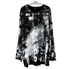 CIVARIZE オーバーサイズ プリント カットソー F V系 お兄 グランジ