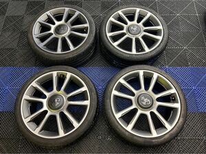 フィアットアバルト595　純正17インチタイヤホイール【４本セット】205/40R17　17ｘ7J+38　PCD：98-4H