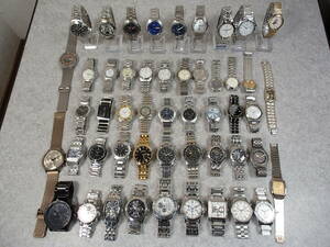 メンズブランド腕時計 大量 50点 セット まとめ SEIKO/CITIZEN/CASIO/TECHNOS/GUESS/NIXON/POLICE/KATHARINE HAMNETTE他 インボイス可 1003