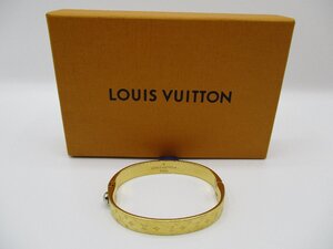 【中古】ルイヴィトン　LV ブレスレット　カフ・ナノグラム S00　M00252