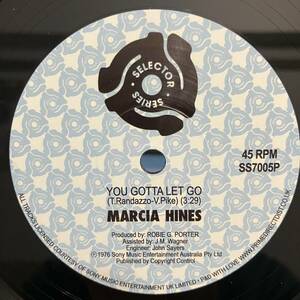 新品 7” ★ Marcia Hines - You Gotta Let Go ★ レコード アナログ オルガンバー サバービア フリーソウル kiyo koco muro 小西康陽