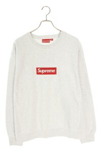 シュプリーム スウェット 18AW Box Logo Crewneck サイズ:XL ボックスロゴクルーネックスウェット 中古 OM10