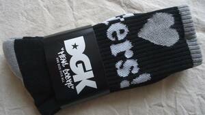 DGK Haters 7 Crew Socks 黒 %off ディー・ジー・ケー ソックス レターパックライト