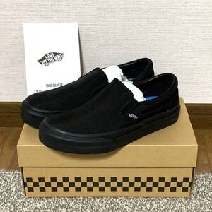 《23cm/ブラック》スリッポン スニーカー VANS