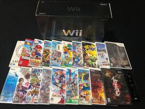 Wii Wii本体+ソフト19本セット