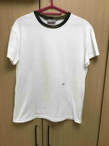 正規 16SS Dior Homme ディオールオム KRIS VAN ASSCHE クリスヴァンアッシュ CDロゴ 迷彩クルーネック Tシャツ 白 XS 663J619Y0326