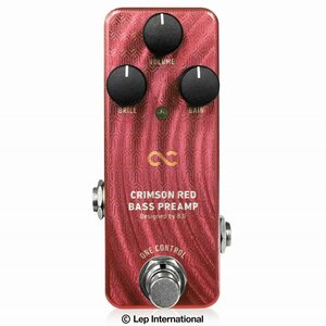 最落無し! One Control　CRIMSON RED BASS PREAMP　/ a45238　アップライトベースのサウンドを作るベースプリアンプ　1円