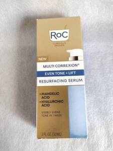 新品 ロック RoC Multi Correxion（マルチコレクション）リサーフェシング美容液 セラム 30ml ヒアルロン酸＆マンデリック酸