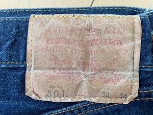 LEVI’S　６６５０１　ダブルネーム表記　１９６６復刻モデル　W３４L３６　日本製　美品中古品　リーバイス