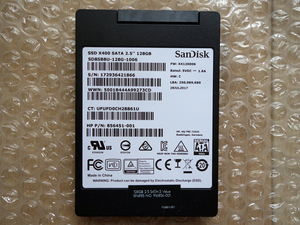 ★ SANDISK SATA SSD X400 SD8SB8U-128G-1006 128GB 中古 ★