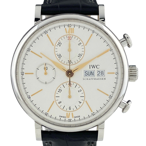 インターナショナルウォッチカンパニー IWC ポートフィノ IW391031 腕時計 SS レザー 自動巻き シルバー メンズ 【中古】