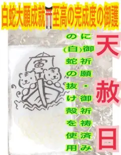 白虎✨宝船✨トラ✨寅✨越前和紙✨干支✨白蛇の干支お守り【天赦日ご祈祷済み】AB