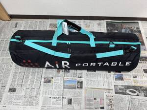 ②東京西川★「Air PORTABLE」エアーポータブル★特殊立体構造モバイルマットレス★シングルサイズ★バッグ付き★美品