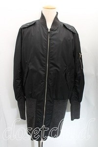 【USED】Vivienne Westwood MAN / ボンバーブルゾン 46 黒 【中古】 H-23-11-12-014-co-IN-ZH